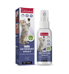 Natural Cat Scratch Deterrent Spray with Orange Fragrance