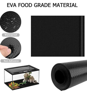 Reptile Terrarium Liner - Cuttable Non-Adhesive Waterproof Bedding for Lizard, Snake & Turtle