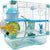 2-Layer Hamster Cage with Tubes & Accessories