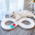 Household Cat Toy Turntable Set - Teasing Stick & Tunnel for Play