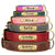 Customized Leather Dog Collar – Soft Padded with Engraved ID Nameplate for All Dog Sizes