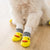 4Pcs Cute Pet Dog Socks, Anti-Slip Paw Protectors for Small Breeds (Chihuahua, Yorkie, Spitz)