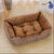 Plush Square Pet Bed – Calming Cushion Sofa for Small to Medium Dogs & Cats