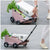 4-Wheel Folding Pet Stroller - Lightweight and 360° Rotating Trolley for Small Pets