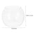 Unbreakable Plastic Fish Bowl - Round Aquarium Tank & Hydroponic Planter for Goldfish