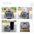Breathable Portable Pet Carrier with Pull Rod – Lightweight Travel Trolley for Dogs and Cats