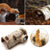 Lizard & Turtle Hide Cave – Resin Tree Bark Shelter for Reptile Habitat and Aquarium Decor