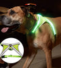 LED Light-Up Dog Harness – Adjustable & USB Rechargeable for Safety