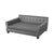 Luxurious Extra-Large Dog Sofa with Microfiber Leather, Snuggle Lounge, and Removable Cushion