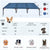Elevated Waterproof Dog Bed, Off-Floor Design, Easy to Clean, Indoor/Outdoor Use, XL, Grey