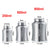 Pet Memorial Urn - Stainless Steel Cremation Jar for Pet & Human Ashes, 250/500/800ml Storage Casket