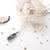 Crystal Cremation Urn Necklace - Stainless Steel Keepsake Pendant for Human Ashes with Flower Design
