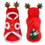 Christmas Cat Hooded Sweater – Warm Winter Pet Costume