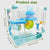 2-Layer Hamster Cage with Tubes & Accessories