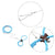 Adjustable Pet Traction Rope with Bell for Small Animals