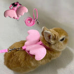 Angel Wing Rabbit Harness and Leash – Adjustable and Stylish for Rabbits, Cats, and Small Pets