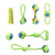 Interactive Cotton Rope Dog Toy - Ball & Toothbrush Chew for Puppies