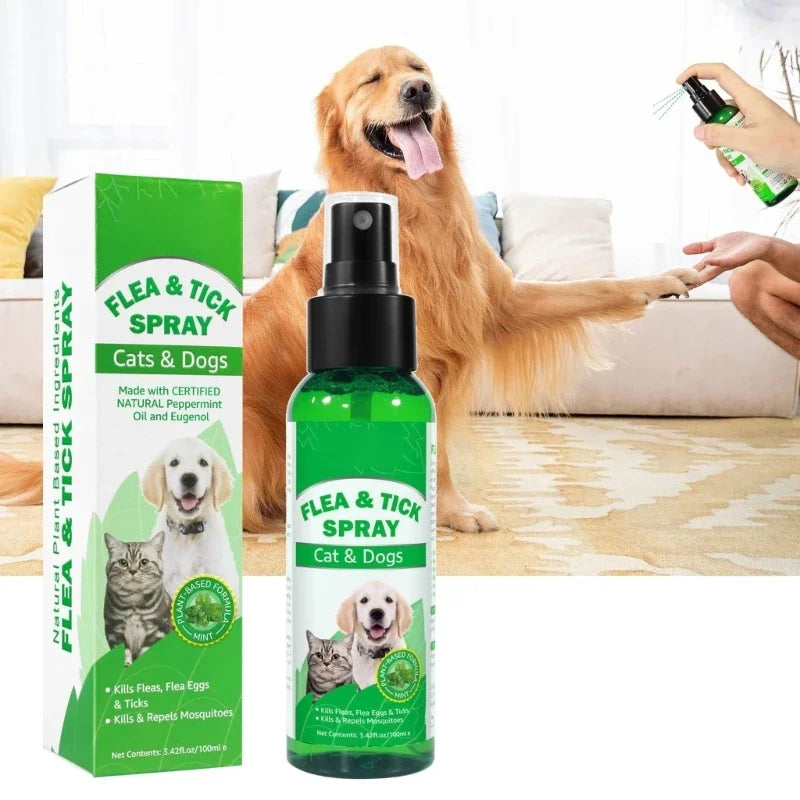100ml Flea & Tick Prevention – Powerful Control for Cats & Dogs, Including Flea Eggs