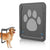 Lockable Magnetic Pet Door – Outdoor Screen Gate with Self-Closing Flap for Dogs & Cats