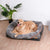 Orthopedic Dog Bed with Bolster, Foam, and Removable Cover (L-3XL)