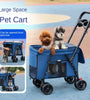 Medium to Large Dog Stroller – Lightweight & Foldable Outdoor Pet Cart
