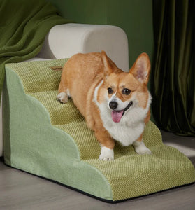 Pet Sponge Stairs – 2/3/4 Steps Anti-Slip Ramp for Small Dogs & Cats