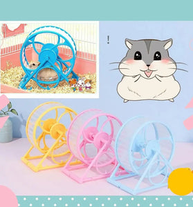 Silent Hamster & Rodent Running Wheel - Exercise Toy with Bracket