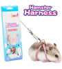 Adjustable Soft Harness & Leash Set for Hamsters, Mice, & Small Pets