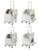 Foldable Lightweight Pet Trolley Bag for Cats and Dogs