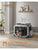 Collapsible XL Dog Crate with Metal Frame, Oxford Fabric, Mesh, and Handle
