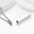 Stainless Steel Memorial Bar Pendant – Ashes Keepsake Necklace for Men & Women
