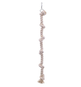 Hanging Cotton Rope Swing - Parrot Climbing Toy for Budgies