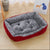 Plush Square Pet Bed – Calming Cushion Sofa for Small to Medium Dogs & Cats