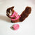 Stripe Pet Chest Strap Harness and Leash Set for Small Pets