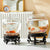 Clear Round Fish Tank - Portable Small Aquarium Bowl for Ornamental Fish