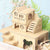 Wooden Hamster Nest with Stair Platform & Climbing Ladder