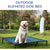 Elevated Waterproof Dog Bed, Off-Floor Design, Easy to Clean, Indoor/Outdoor Use, XL, Grey