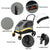 Ultra-Large Foldable Dog Stroller with 4 Wheels – Outdoor Pet Jogger Wagon for Medium and Large Dogs (Up to 121 lbs)
