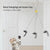 Interactive Cat Toy - Hanging Plush Mouse with Door Clip & Elastic