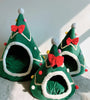 Christmas Cat & Dog Bed, Warm Winter Pet Bed