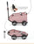 4-Wheel Lightweight Foldable Pet Stroller for Small and Medium Dogs and Cats