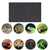 Black Terrarium Mat Bedding - Soft Substrate Liner for Reptile Habitats