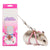 Adjustable Soft Harness & Leash Set for Hamsters, Mice, & Small Pets