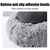 Fluffy Round Dog Bed & Cat House (40-100cm)