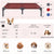 Elevated Waterproof Dog Bed, Off-Floor Design, Easy to Clean, Indoor/Outdoor Use, XL, Grey