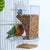 No-Mess Automatic Bird Feeder – Acrylic Seed & Drinker Container for Small to Medium Parakeets