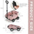 4-Wheel Folding Pet Stroller - Lightweight and 360° Rotating Trolley for Small Pets