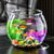 Plastic Round Fish Bowl - Clear Aquarium Tank & DIY Goldfish Bowl Vase