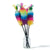 Colorful Feather Teaser Wand - Interactive Cat Toy for Play & Exercise