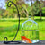 Hanging Glass Fish Tank - Round/Rectangle Aquarium with Rack Holder